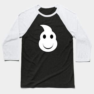 WHITE HAPPY FACE. SAMER BRASIL Baseball T-Shirt